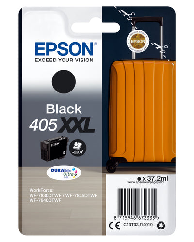 Epson 405XXL ink cartridge 1 pc(s) Original Extra (Super) High Yield Black Epson 405XXL ink cartridge 1 pc(s) Original Extra (Super) High Yield Black